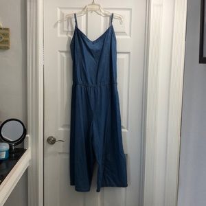 Denim romper